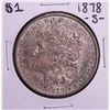 Image 1 : 1878-S $1 Morgan Silver Dollar Coin
