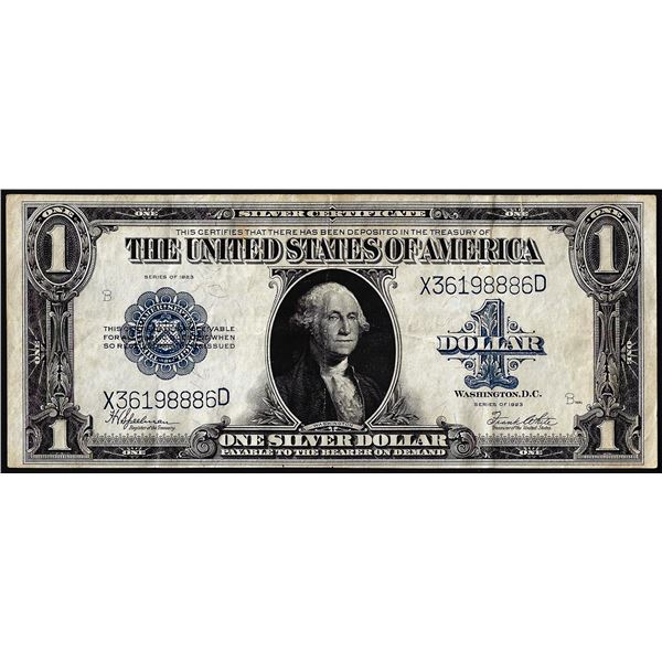 1923 $1 Silver Certificate Note