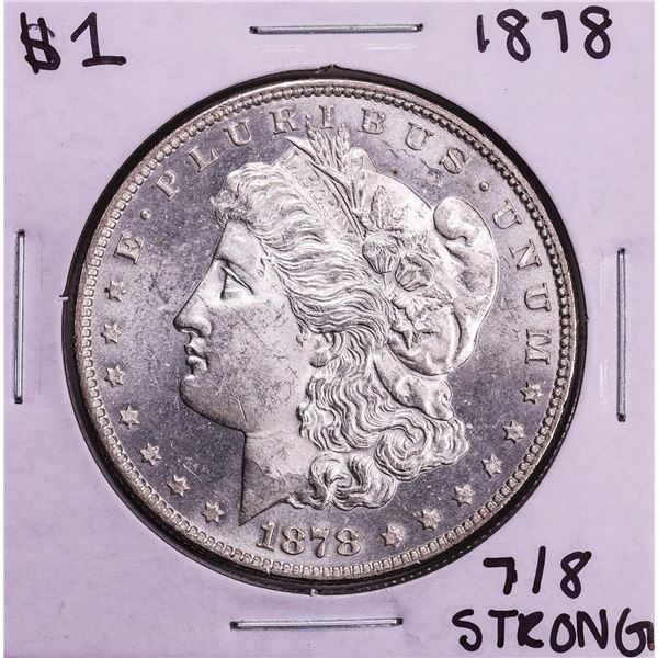 1878 7/8TF Strong $1 Morgan Silver Dollar Coin
