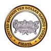 Image 2 : .999 Silver Fiesta Casino and Hotel $10 Casino Limited Edition Gaming Token