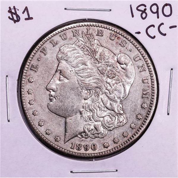 1890-CC $1 Morgan Silver Dollar Coin