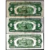 Image 2 : Lot of (3) 1928 $2 Legal Tender Notes