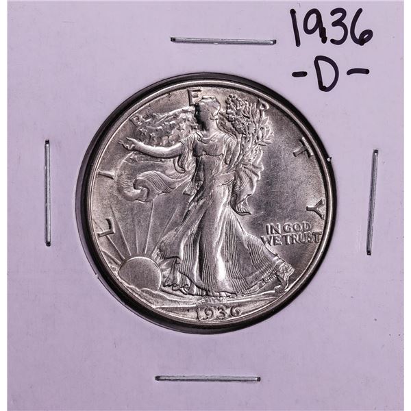 1936-D Walking Liberty Half Dollar Coin