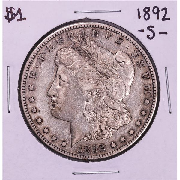 1892-S $1 Morgan Silver Dollar Coin