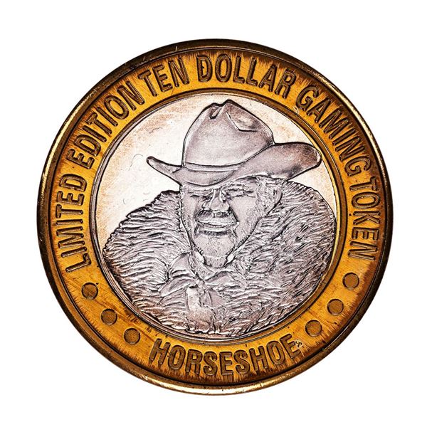 .999 Silver Binion's Horseshoe Las Vegas, NV $10 Casino Limited Edition Gaming Token