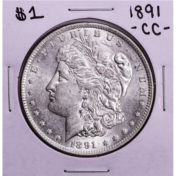 1891-CC $1 Morgan Silver Dollar Coin