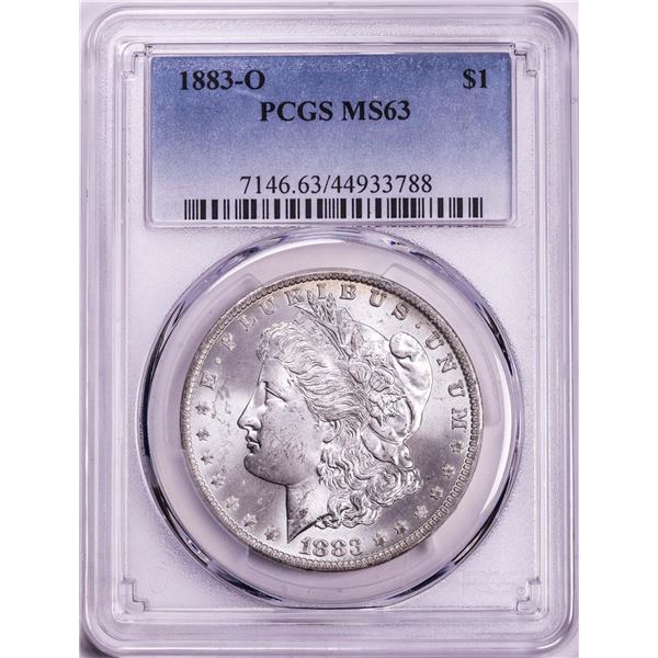 1883-O $1 Morgan Silver Dollar Coin PCGS MS63