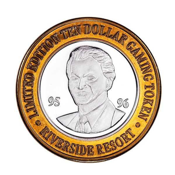 .999 Silver Riverside Resort Casino Laughlin, NV $10 Limited Edition Gaming Token