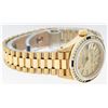 Image 7 : Rolex Ladies 18KT Yellow Gold Diamond and Sapphire President Wristwatch