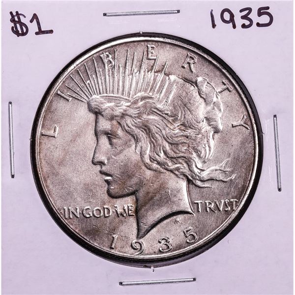 1935 $1 Peace Silver Dollar Coin