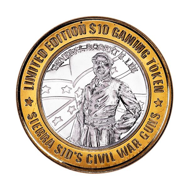 .999 Silver Sierra Sid's Sparks, NV $10 Limited Edition Casino Gaming Token