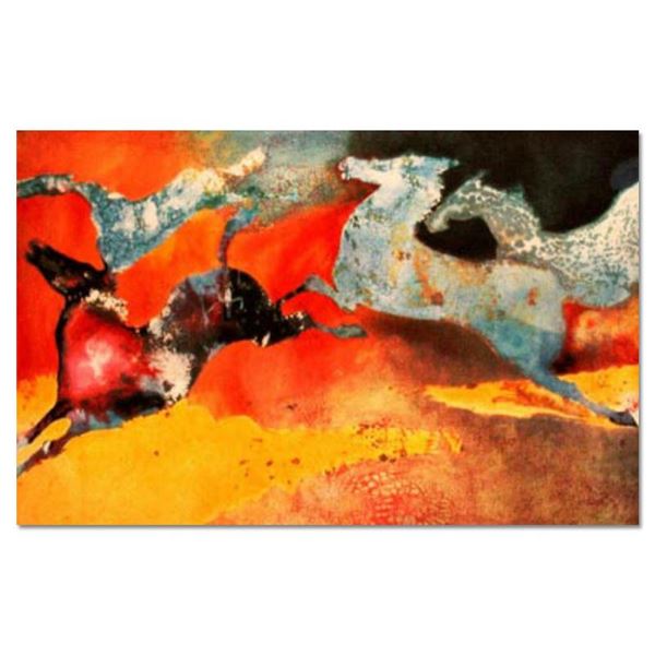 Edwin Salomon "Summer Dance" Limited Edition Serigraph On Paper