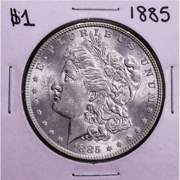 1885 $1 Morgan Silver Dollar Coin