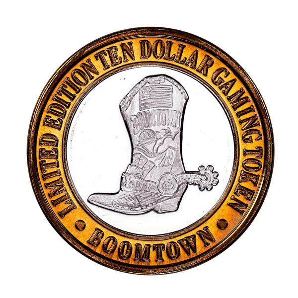 .999 Silver Boomtown Hotel & Casino Reno, NV $10 Limited Edition Gaming Token