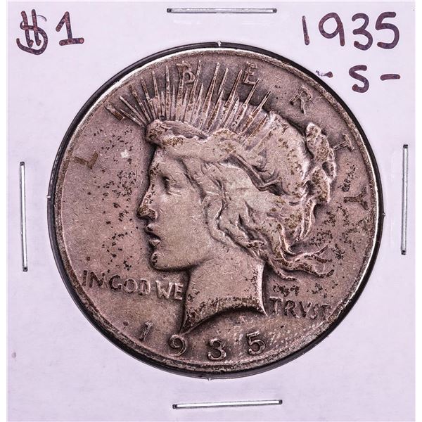 1935-S $1 Peace Silver Dollar Coin