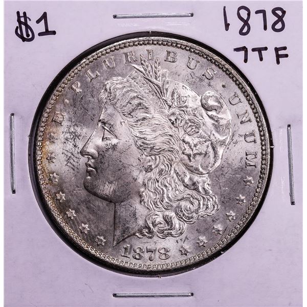 1878 7TF $1 Morgan Silver Dollar Coin
