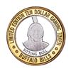 Image 1 : .999 Silver Buffalo Bills Resort & Casino Primm, NV $10 Limited Edition Gaming Token