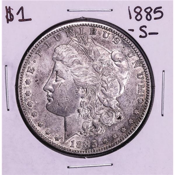 1885-S $1 Morgan Silver Dollar Coin