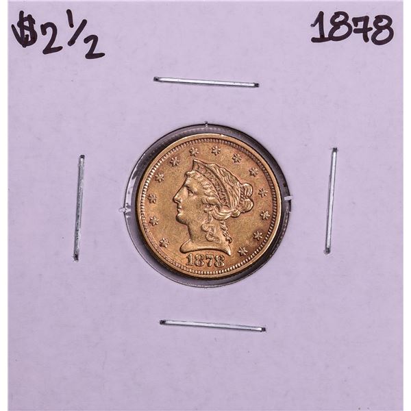 1878 $2 1/2 Liberty Head Quarter Eagle Gold Coin