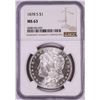 Image 1 : 1878-S $1 Morgan Silver Dollar Coin NGC MS63