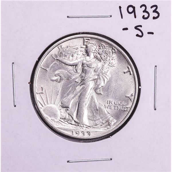 1933-S Walking Liberty Half Dollar Coin