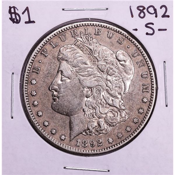 1892-S $1 Morgan Silver Dollar Coin