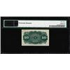 Image 2 : 1863 Fourth Issue 10 Cent Fractional Currency Note Fr.1257 PMG Choice Uncirculated 63