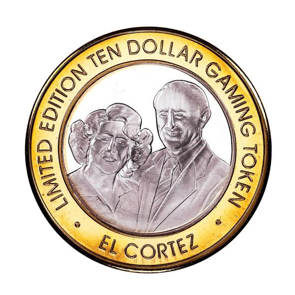 .999 Silver El Cortez Hotel and Casino $10 Limited Edition Gaming Token