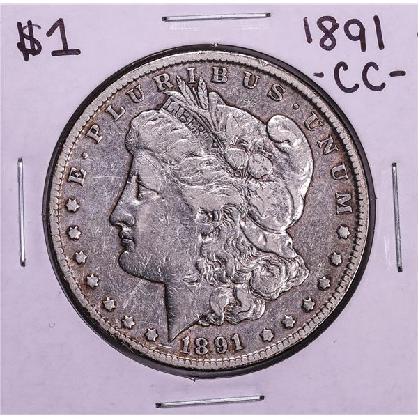 1891-CC $1 Morgan Silver Dollar Coin
