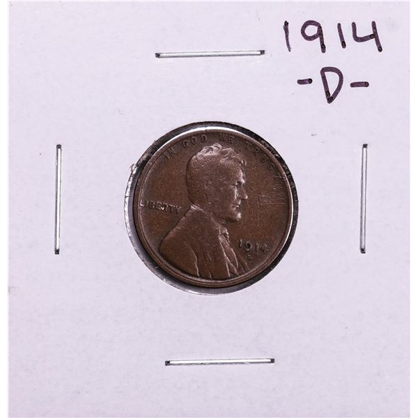 1914-D Lincoln Wheat Cent Coin