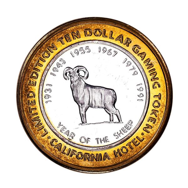 .999 Fine Silver Sam Boyd's California Casino $10 Limited Edition Gaming Token