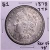 Image 1 : 1878 7TF Reverse of 1878 $1 Morgan Silver Dollar Coin