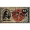 Image 1 : March 3rd, 1863 Fourth Issue Fifteen Cents Fractional Currency Note
