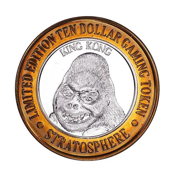 .999 Silver Stratosphere Las Vegas, Nevada $10 Casino Limited Edition Gaming Token