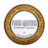 Image 2 : .999 Silver Four Queens Casino Hotel Las Vegas $10 Limited Edition Gaming Token