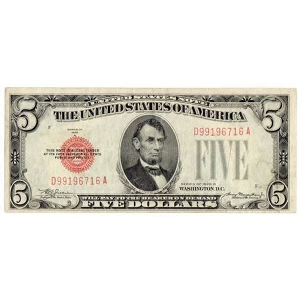 Fr.1527 1928-B $5 Legal Tender Note