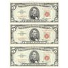 Image 1 : Group of 3 Fr.1536* 1963 $5 Legal Tender Star Notes