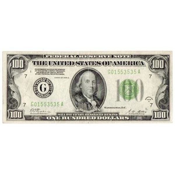 Fr.2151 G 1928-A $100 Federal Reserve Note