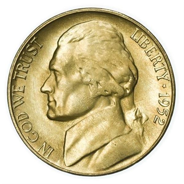 1952-S Jefferson Nickel