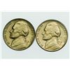 Image 1 : Group of 2 1957 and 1957-D Jefferson Nickels