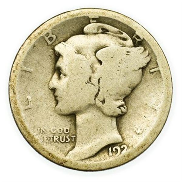 1921 Mercury Dime