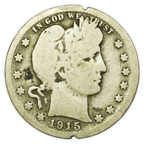 1915-S Barber Quarter