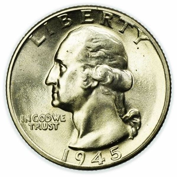 1945 Washington Quarter