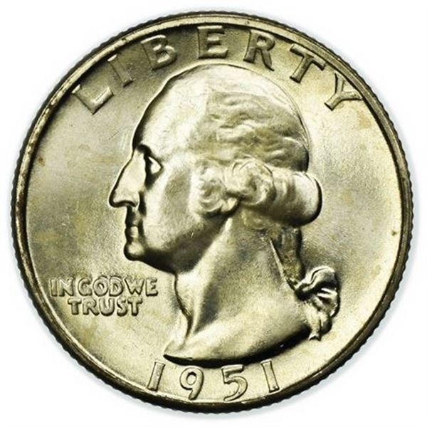 1951-D Washington Quarter