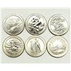 Image 1 : Group of 6 National Park Washington Quarters 2012-S - 2013-S