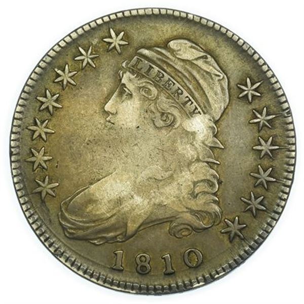 1810 Capped Bust Half Dollar O-101, Later Die State