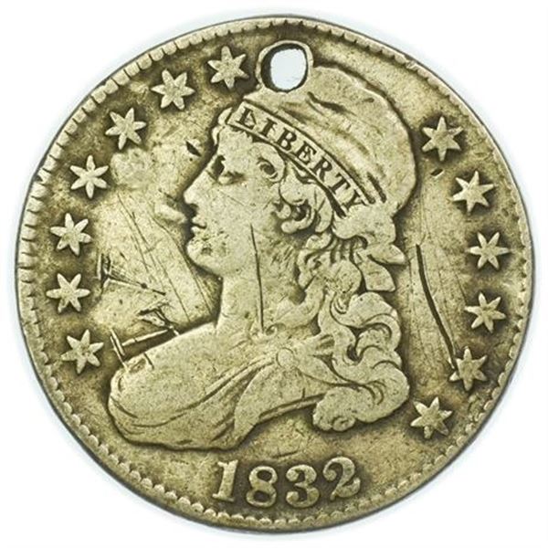 1832 Capped Bust Half Dollar - Holed