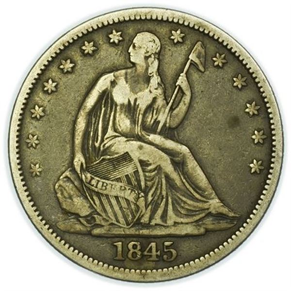 1845-O Seated Liberty Half Dollar