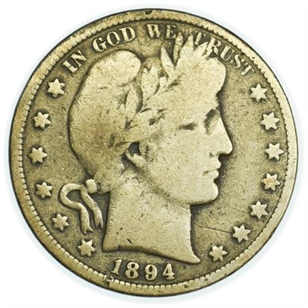 1894 Barber Half Dollar