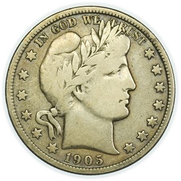 1905-O Barber Half Dollar